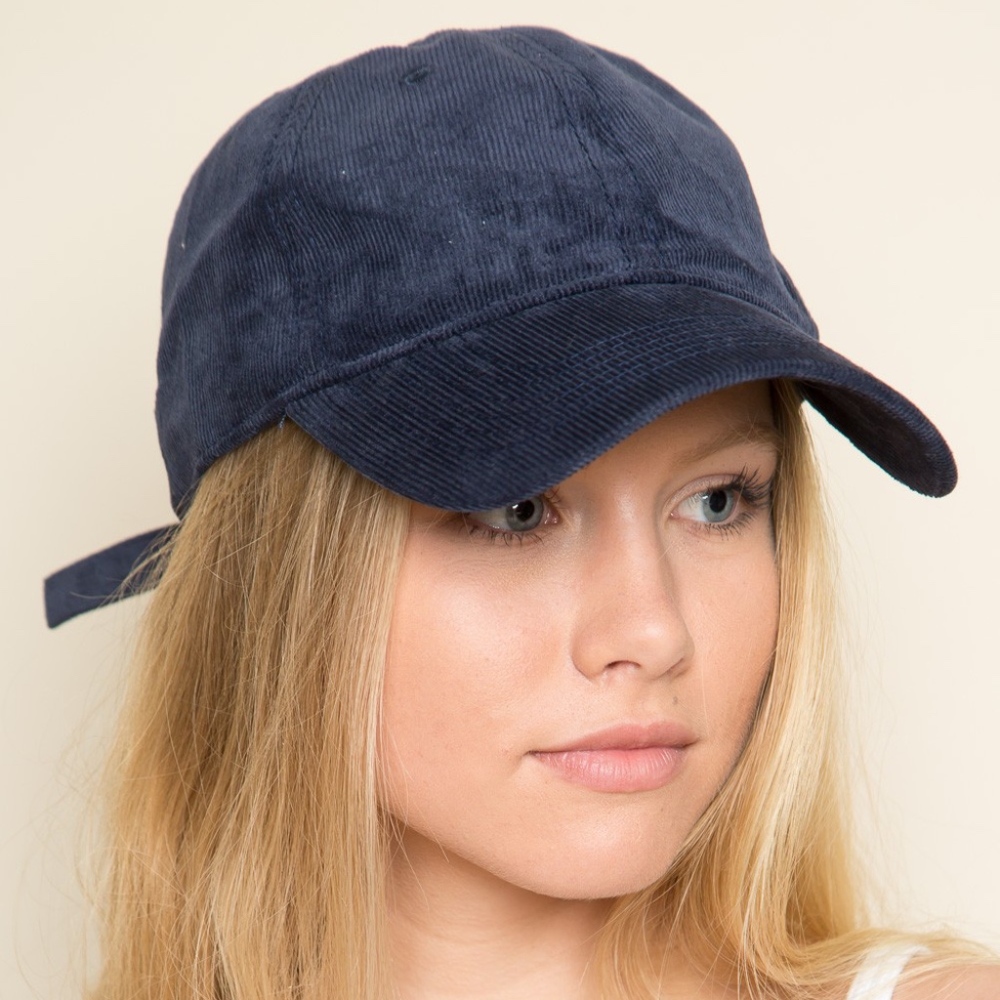 navy blue baseball cap